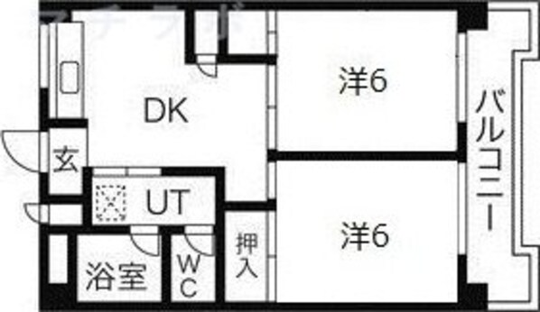 東別院駅 徒歩9分 5階の物件間取画像